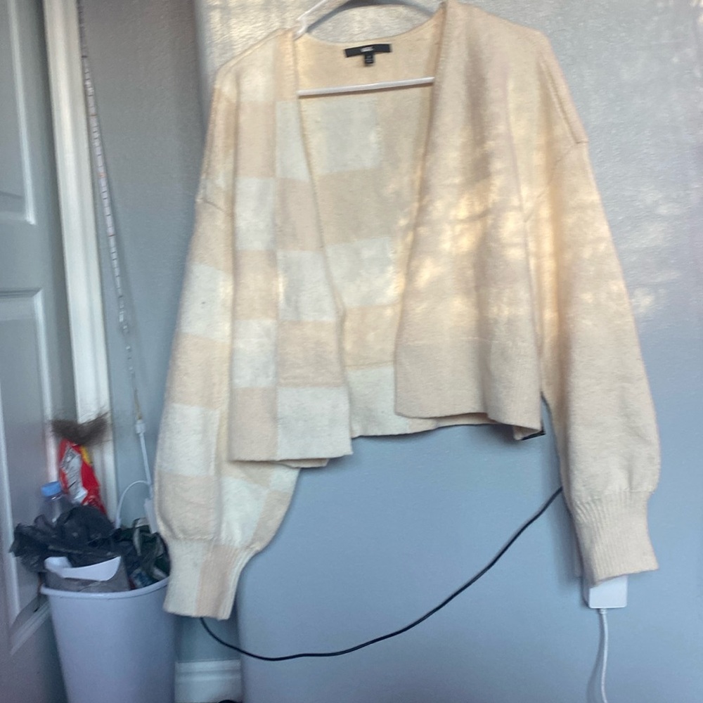Brand new cream vans cardigan